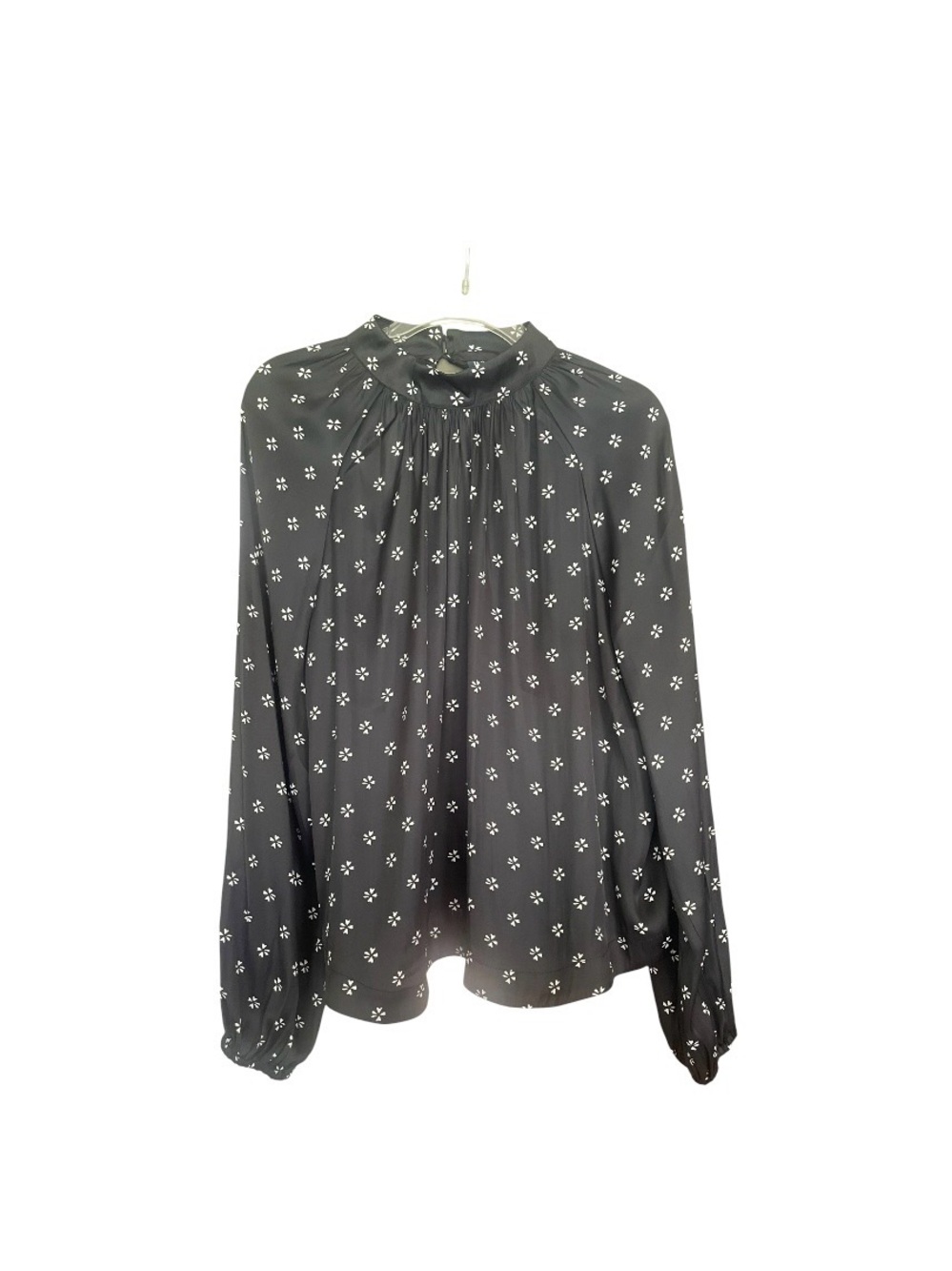 GAP High-Neck Long-Sleeve Blouse